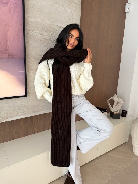 Scarf Certado dark chocolate