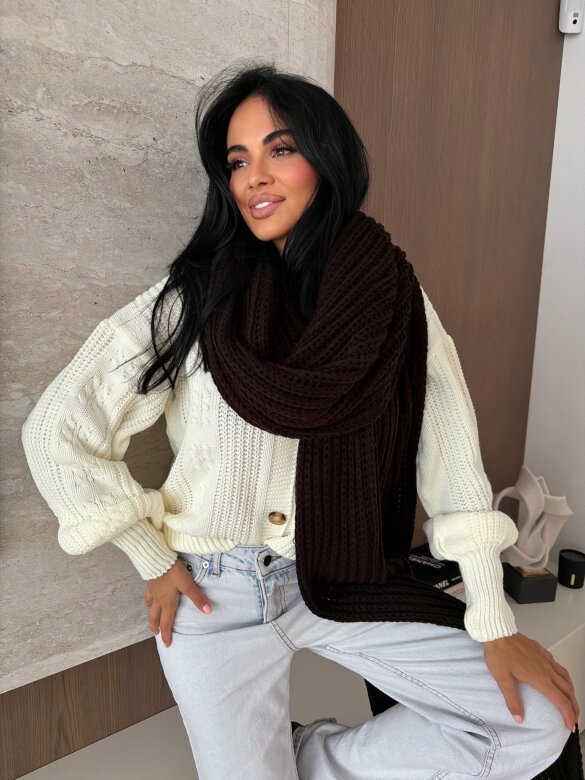 Scarf Certado dark chocolate