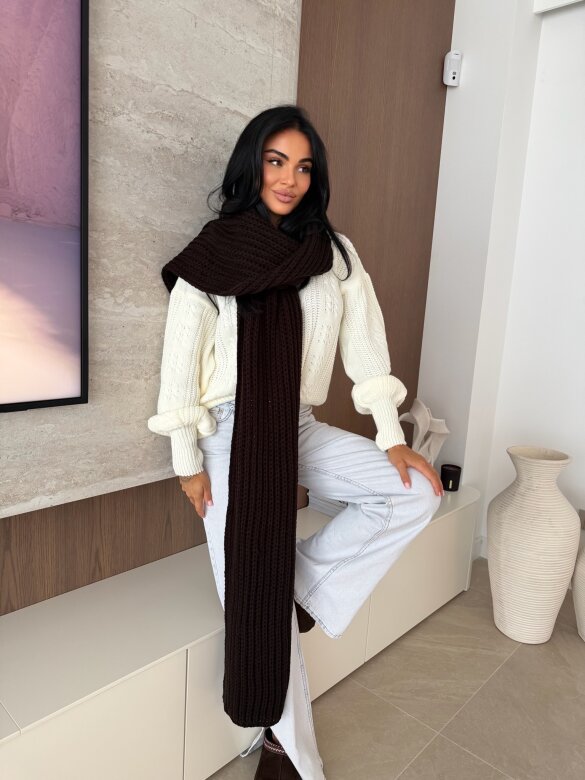 Scarf Certado dark chocolate