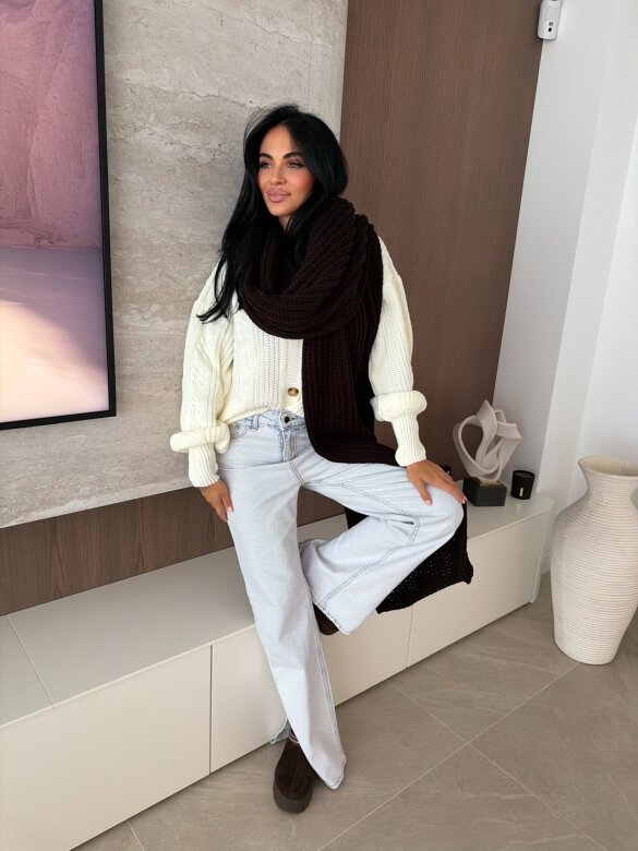 Scarf Certado dark chocolate