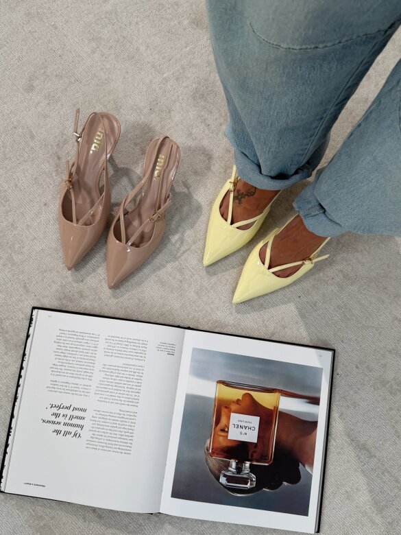 Szpilki Raffinee beżowe