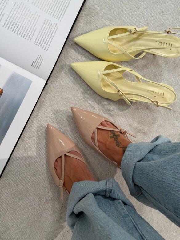 Szpilki Raffinee beżowe