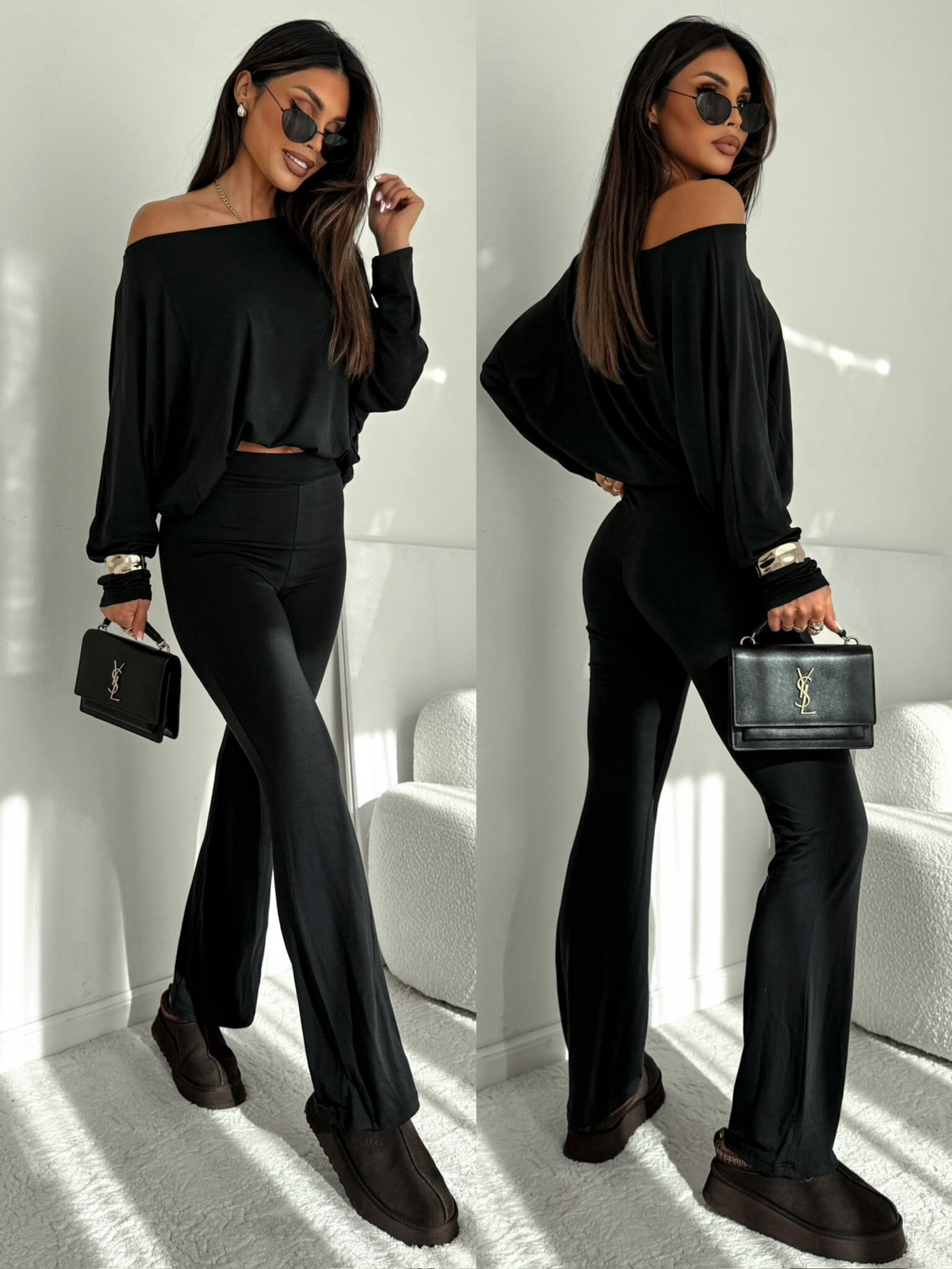 Komplet 2w1 Perisso czarny 