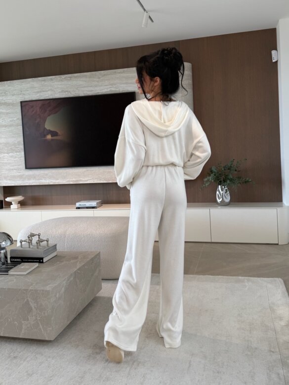 Kombinezon Lorisson II z wełną biały 