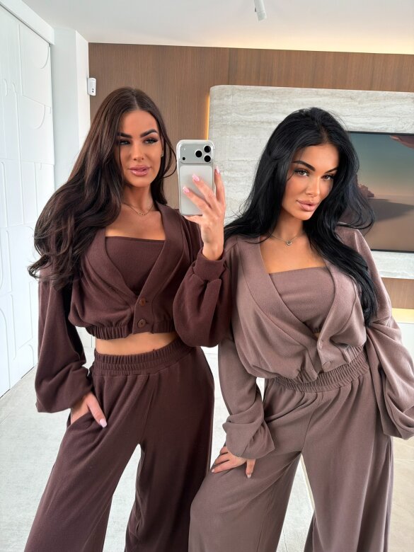 Komplet 3w1 Harmonie czekoladowy