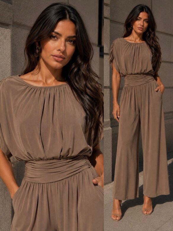 Kombinezon Loviana brązowy