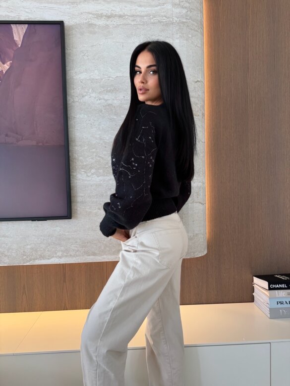 Sweter Constellation czarny