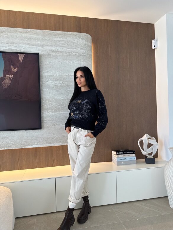 Sweter Constellation czarny