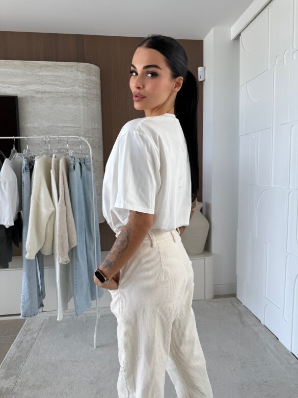 T-shirt Strawberry biały 