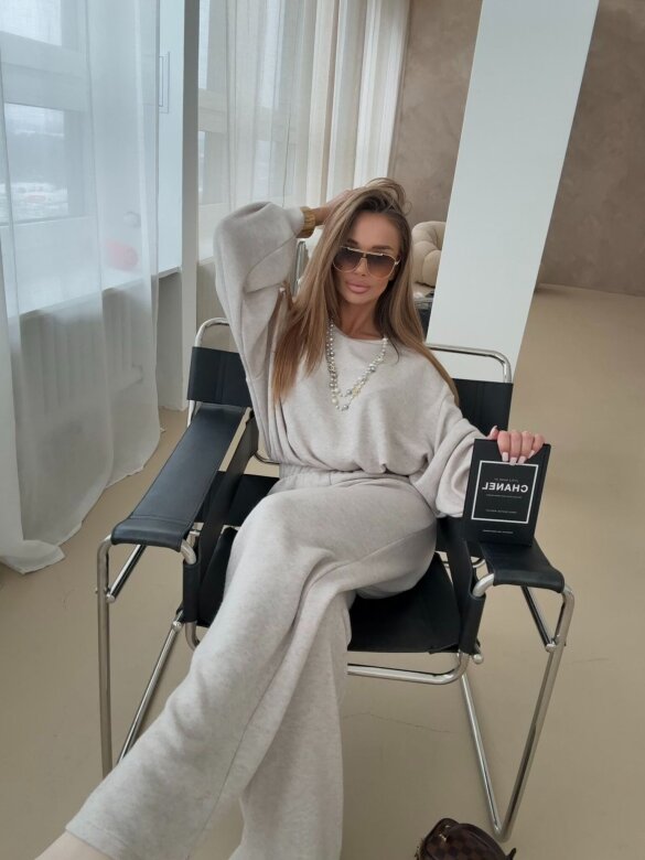 Komplet 2w1 Govano II jasnobeżowy 