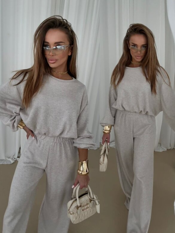 Komplet 2w1 Govano II jasnobeżowy 