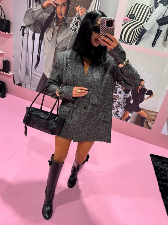 Blazer Fashion Outline melange graphite