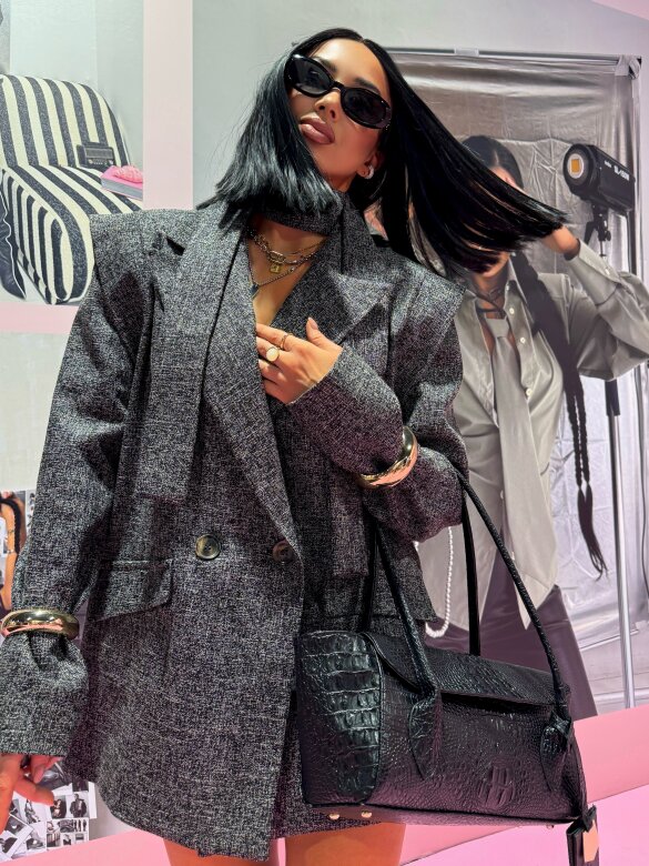 Blazer Fashion Outline melange graphite