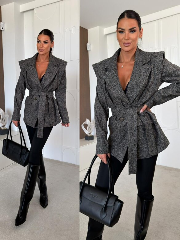 Blazer Fashion Outline melange graphite