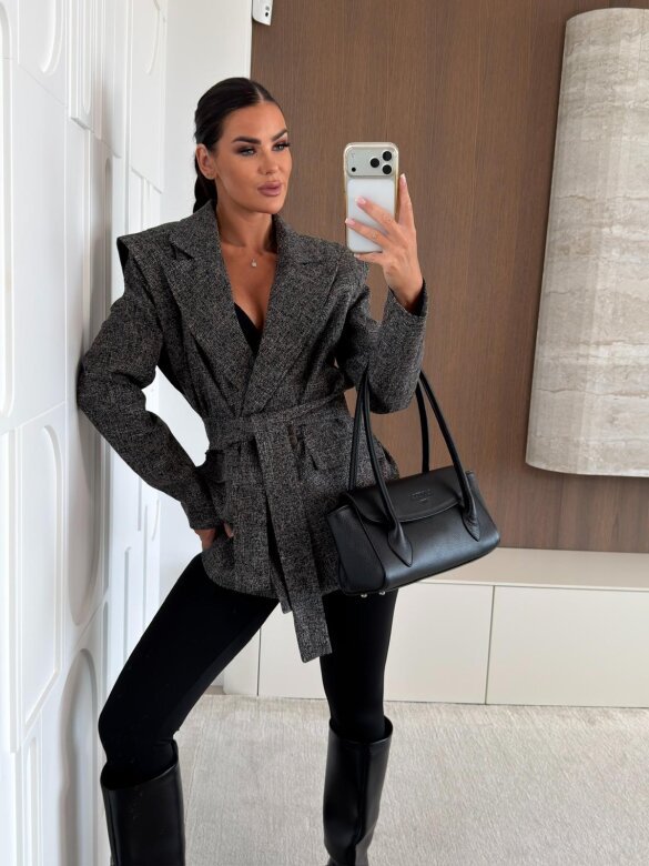 Blazer Fashion Outline melange graphite