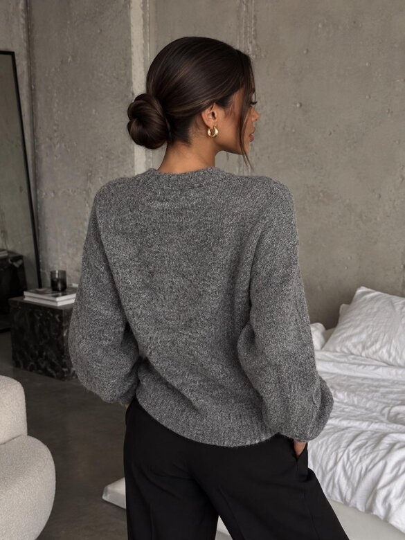 Sweter Heleso szary 