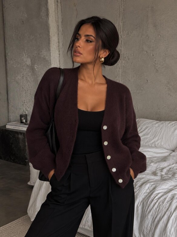 Sweater Heleso plum