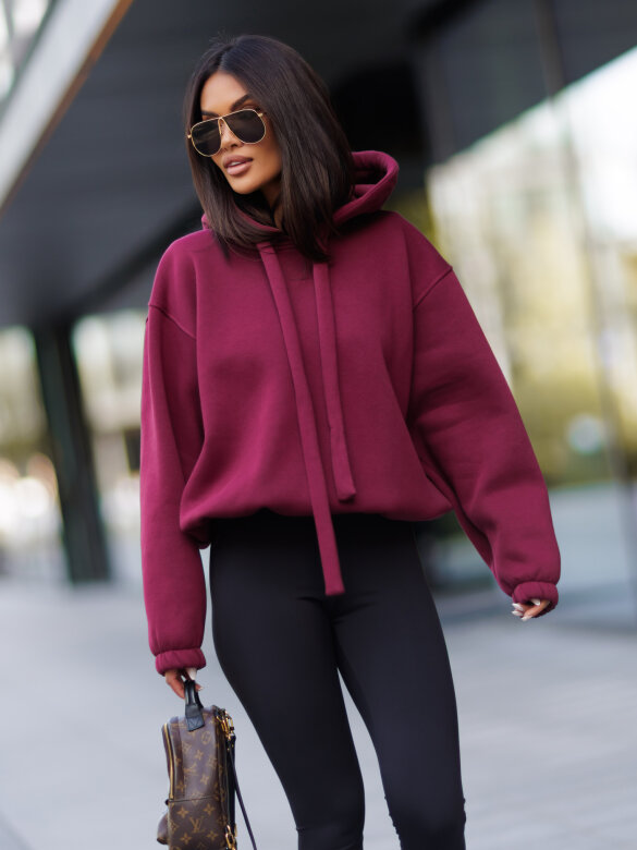 Hoodie Neomi claret