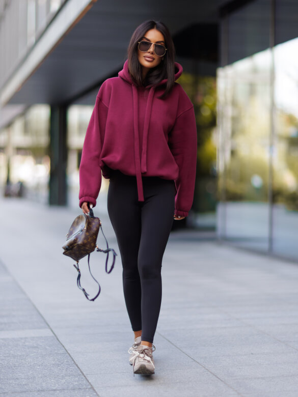 Hoodie Neomi claret