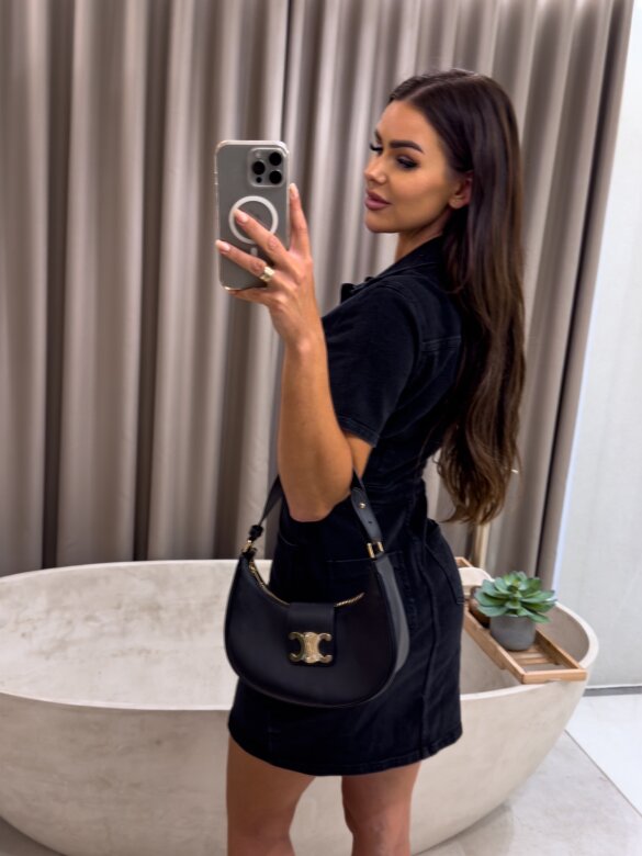 Sukienka Danielle jeans czarna