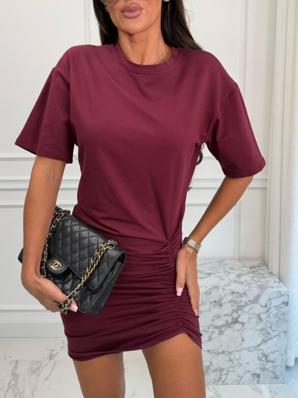 Dress Auri claret