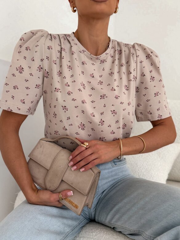 T-shirt Varsi beżowy 