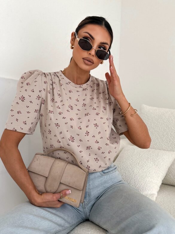 T-shirt Varsi beżowy 