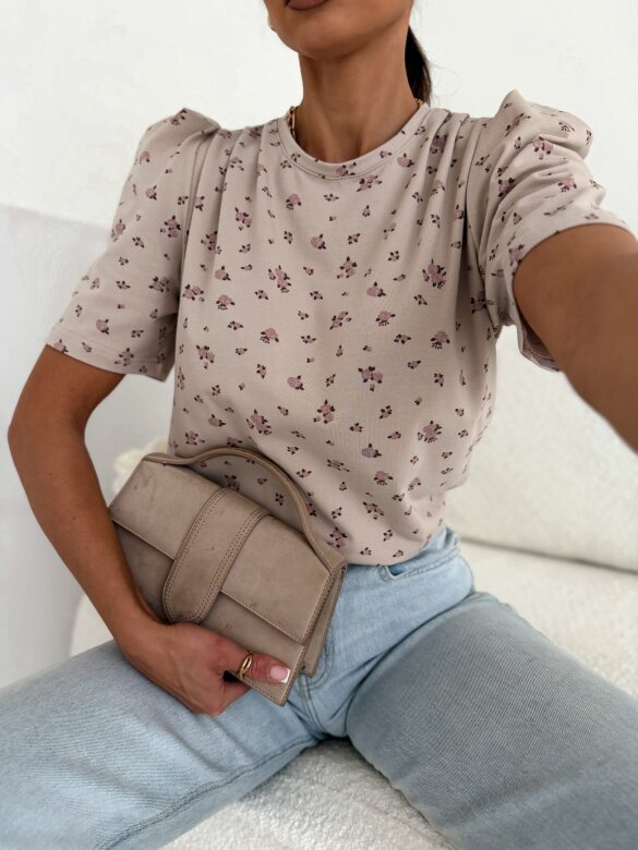 T-shirt Varsi beżowy 