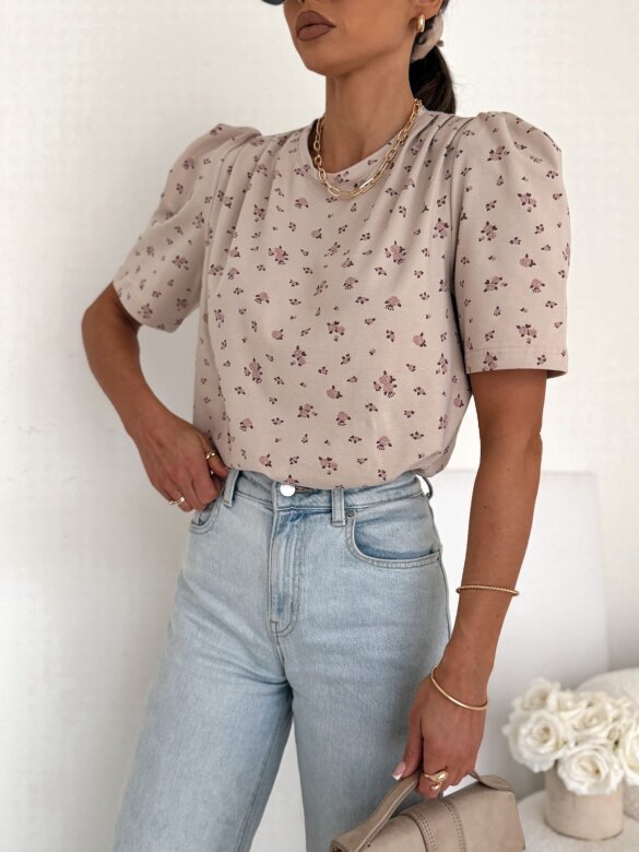 T-shirt Varsi beżowy 