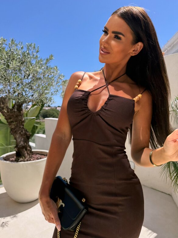Sukienka Tiffella czekoladowa