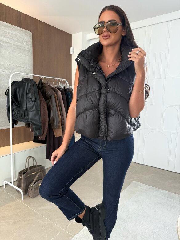 Kamizelka Viva short czarna 