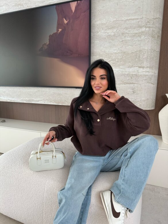 Bluza Sore polarowa czekoladowa 