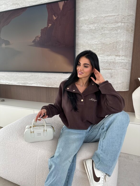 Bluza Sore polarowa czekoladowa 