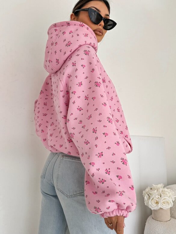 Bluza Flarsi pudrowa