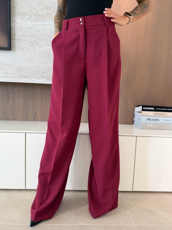 Spodnie Armas bordowe