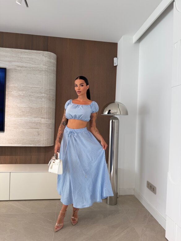 Komplet 2w1 Elvis z wiskozą niebieski