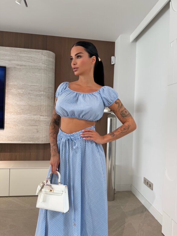 Komplet 2w1 Elvis z wiskozą niebieski