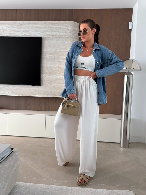 Koszula Vannie jeans niebieska