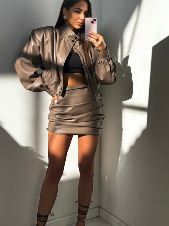 Skirt Christen mini latte