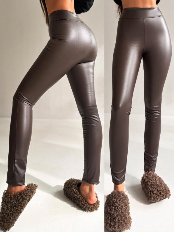 Legginsy Lirrio czekoladowe