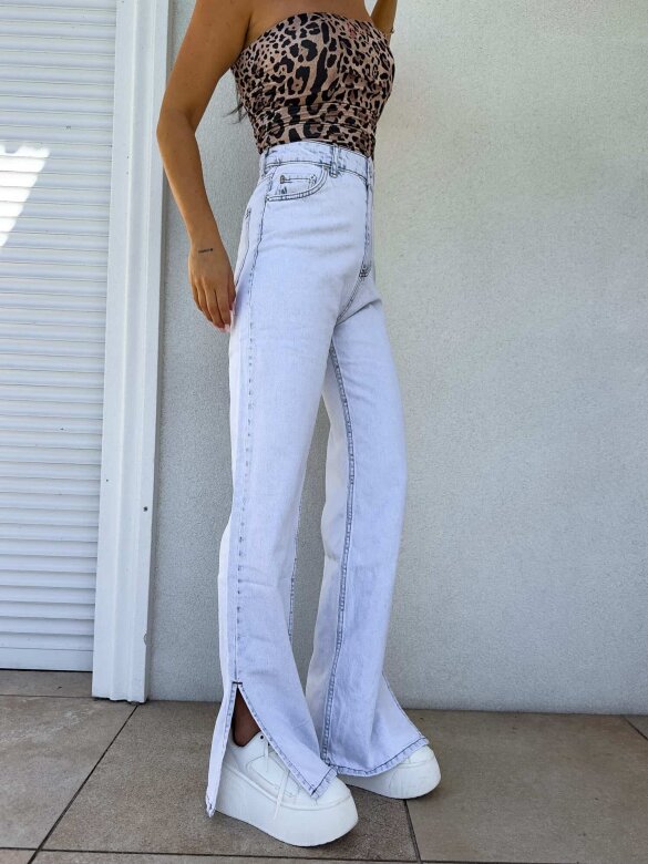 Spodnie Leonardo jeans jasnoniebieskie 