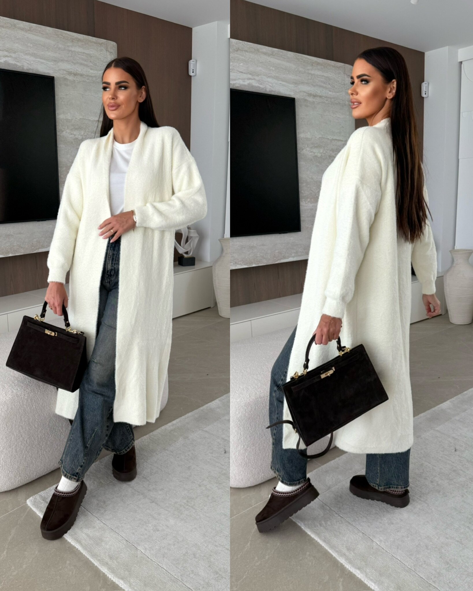 Kardigan Aurelle ecru