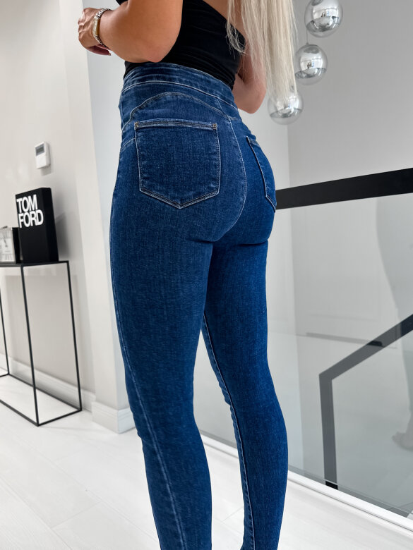 Spodnie Loan jeans ciemnoniebieskie
