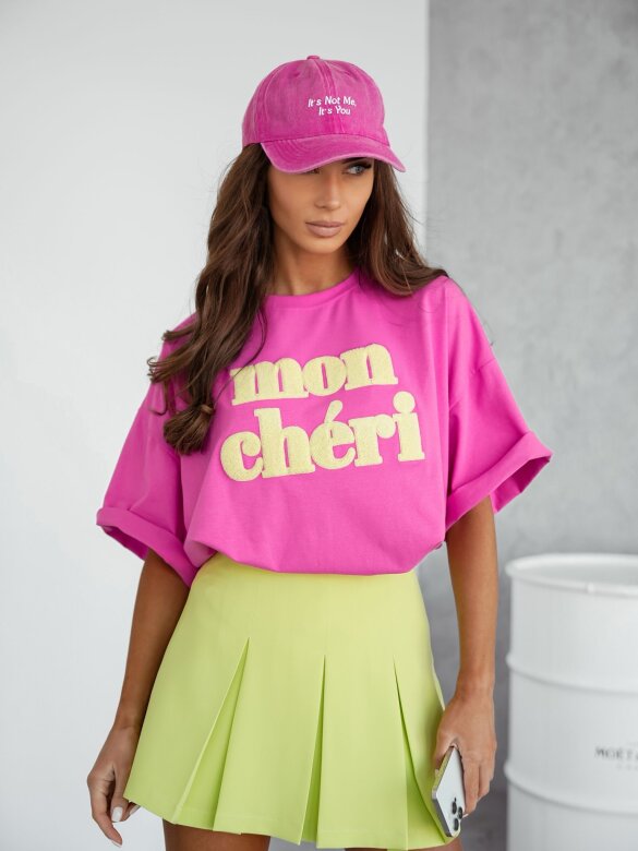 T-shirt Mon Cheri różowy