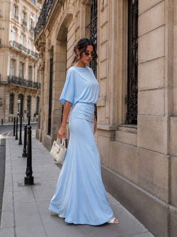 Dress Feria maxi blue