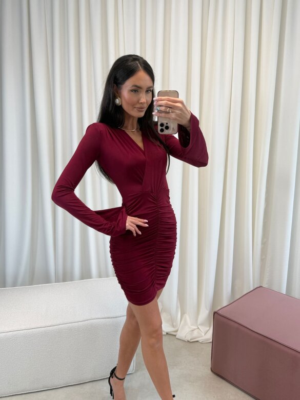 Dress Polene mini claret