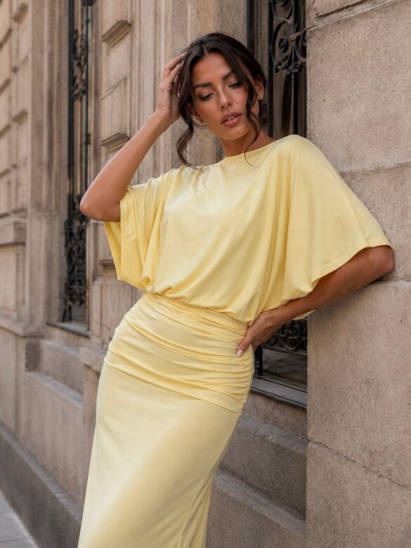 Dress Feria maxi butter yellow