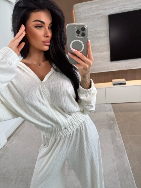 Komplet 2w1 Creft II z wiskozą śmietankowy