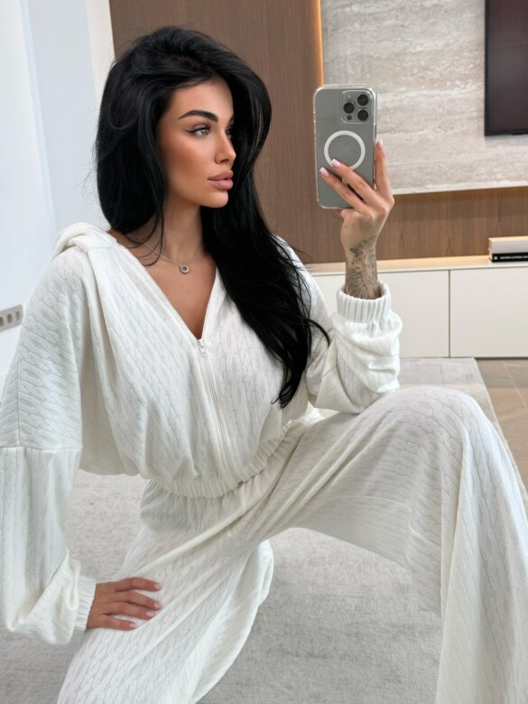 Komplet 2w1 Creft II z wiskozą śmietankowy