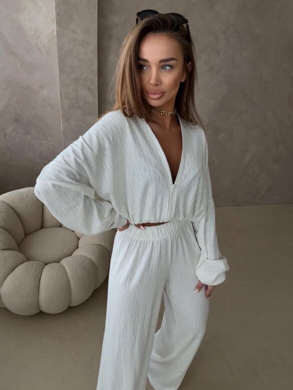 Komplet 2w1 Creft II z wiskozą śmietankowy